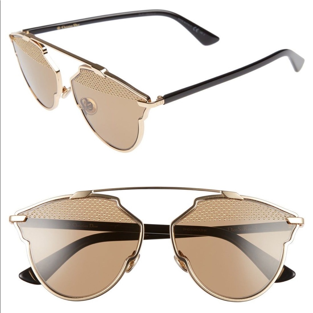 Women's 59mm So Real Stud Brow Bar Sunglasses
